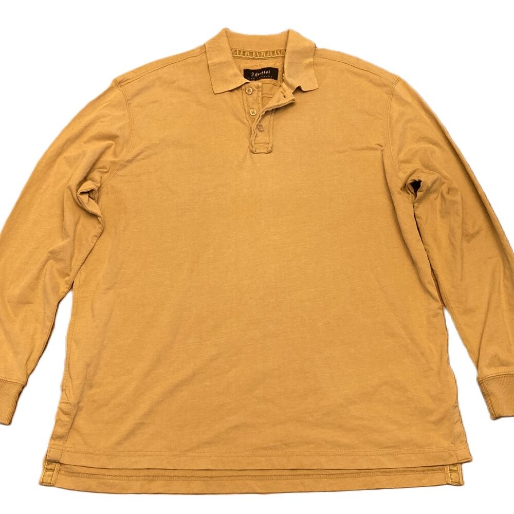 J Campbell Vintage Men's Sz XL  Long Sleeve Collared Knit Shirt Cabincore Rugged